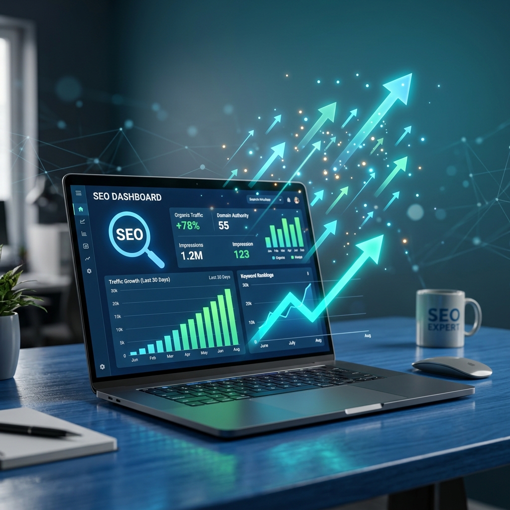 SEO Optimization - Search Engine Optimization Analytics Dashboard